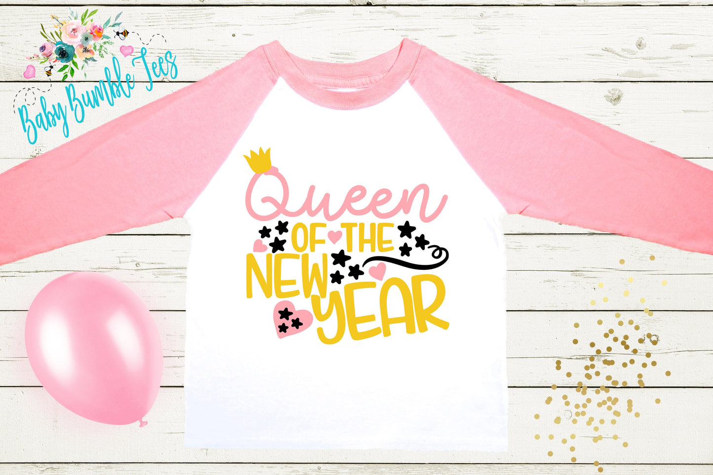 Queen Of The New Year Shirt - New Years Toddler Shirt - New Years Kids Shirt - Toddler Shirts - New Years Eve Outfit - New Year