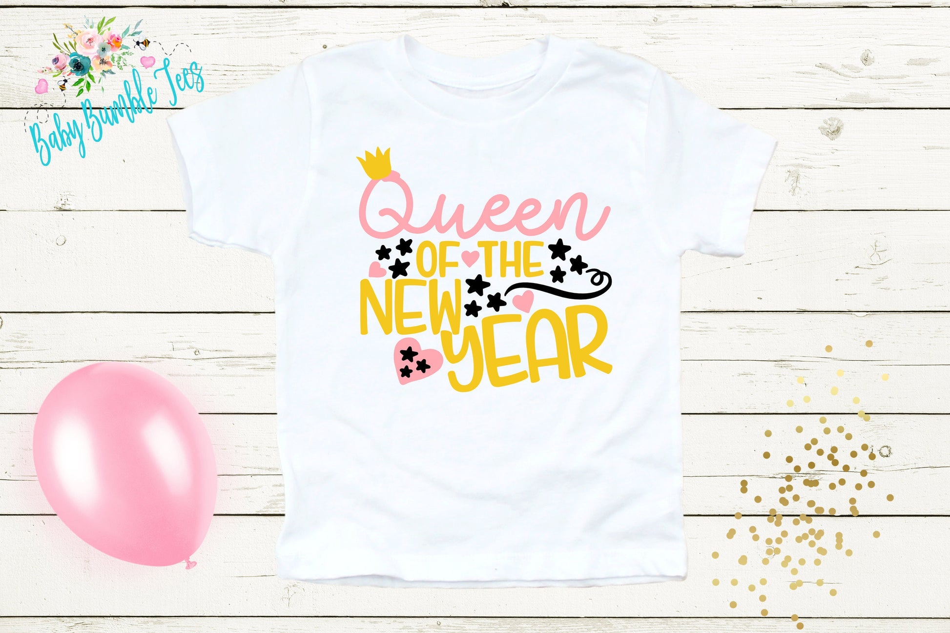 Queen Of The New Year Shirt - New Years Toddler Shirt - New Years Kids Shirt - Toddler Shirts - New Years Eve Outfit - New Year