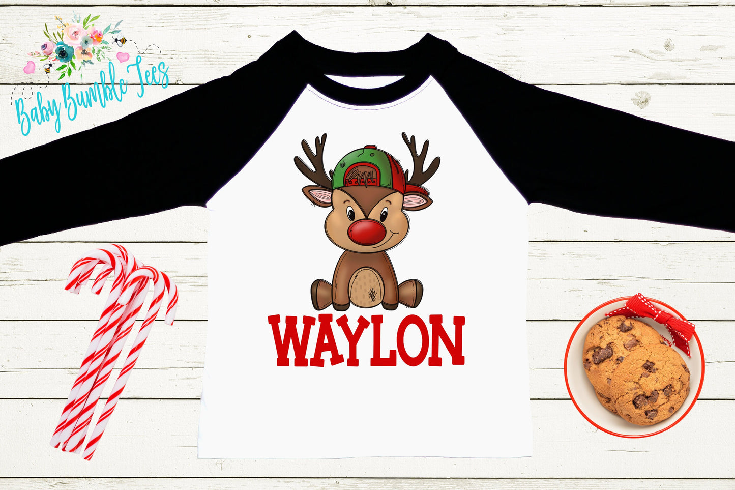 Boys Reindeer Shirt // Kids Christmas Shirt // Personalized Name // Toddler Christmas Shirt // Holiday Shirt // Reindeer Shirt // Gift