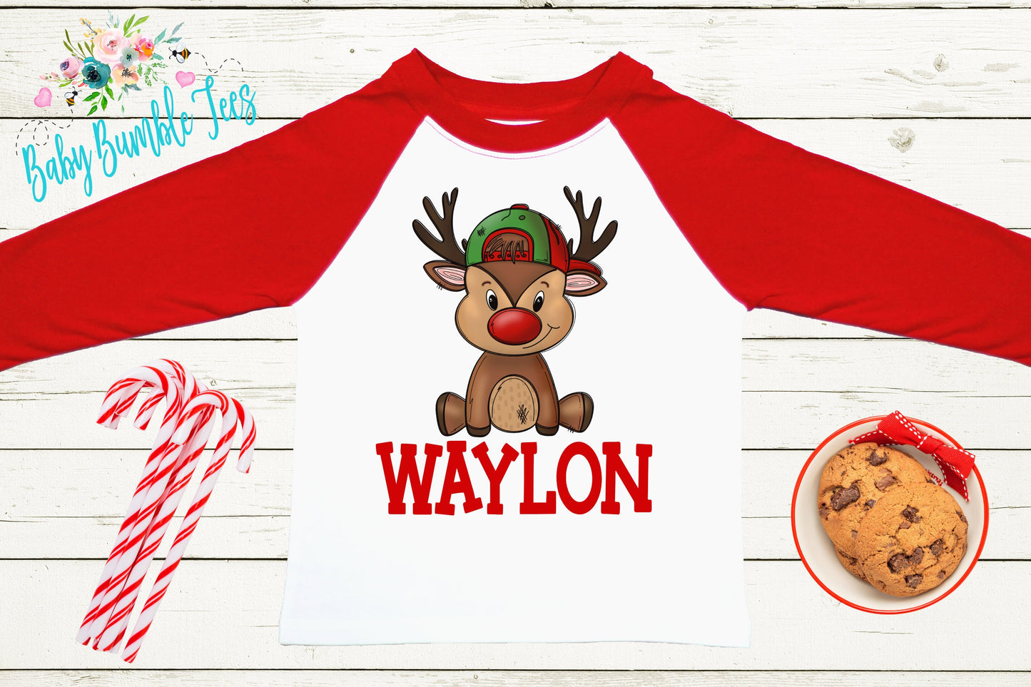 Boys Reindeer Shirt // Kids Christmas Shirt // Personalized Name // Toddler Christmas Shirt // Holiday Shirt // Reindeer Shirt // Gift