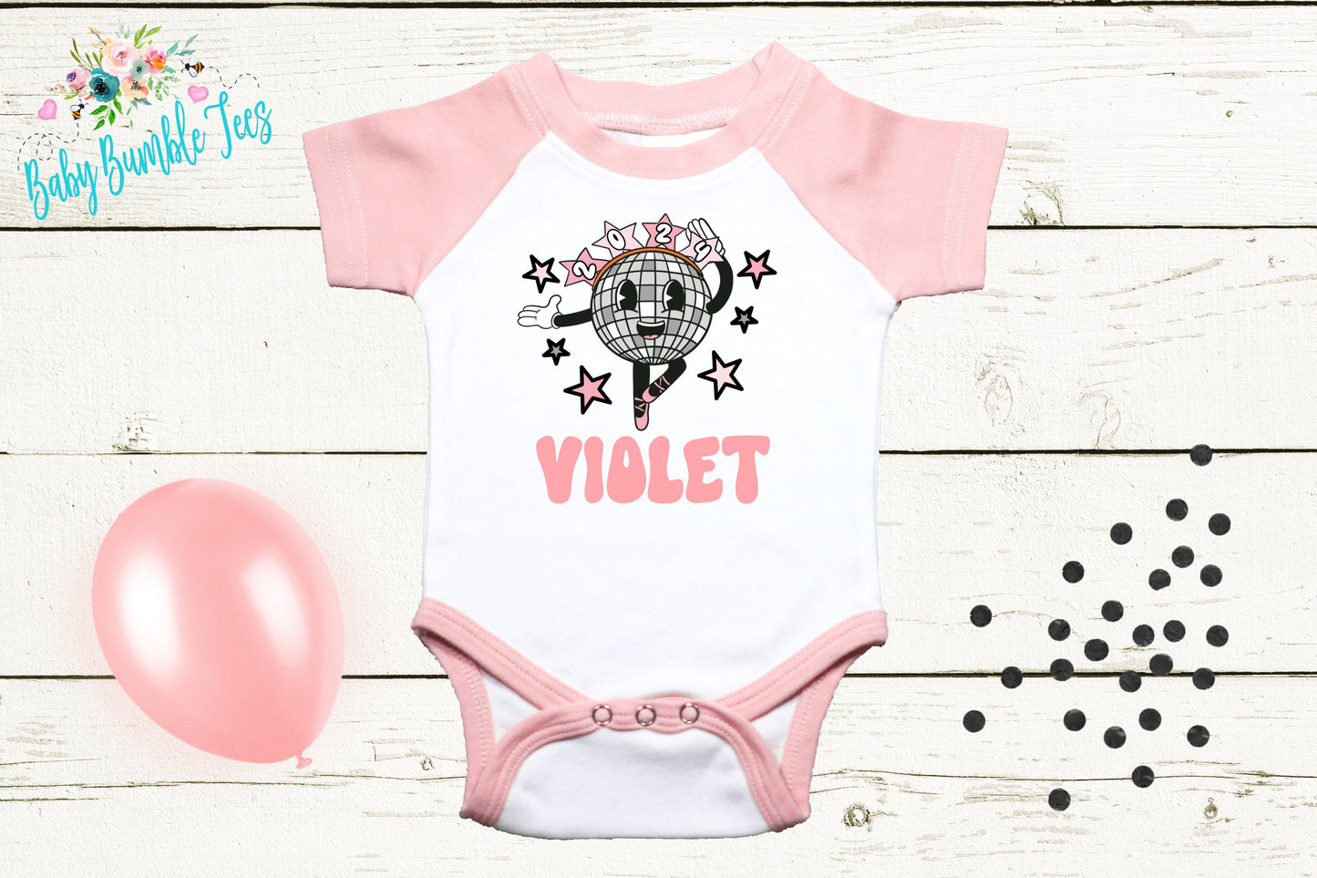 New Year Disco Ball Bodysuit - Girls New Years Shirt - New Years Kids Shirt - Toddler Shirts - New Years Eve Outfit - New Year