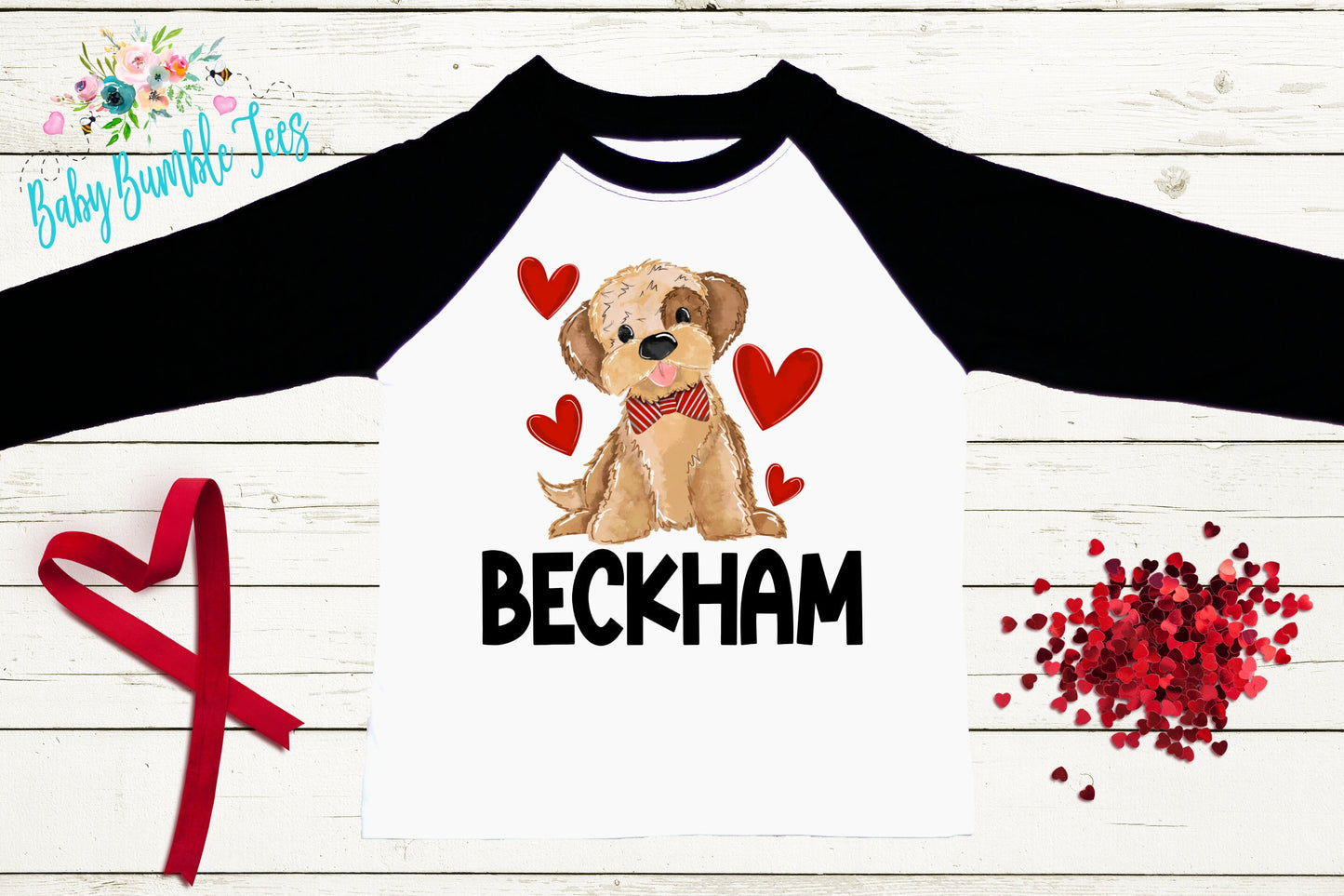 Puppy Valentines Day Shirt // Personalized Name // Valentine // Boy Valentines day // My First Valentines Day // Toddler Shirt // kids shirt