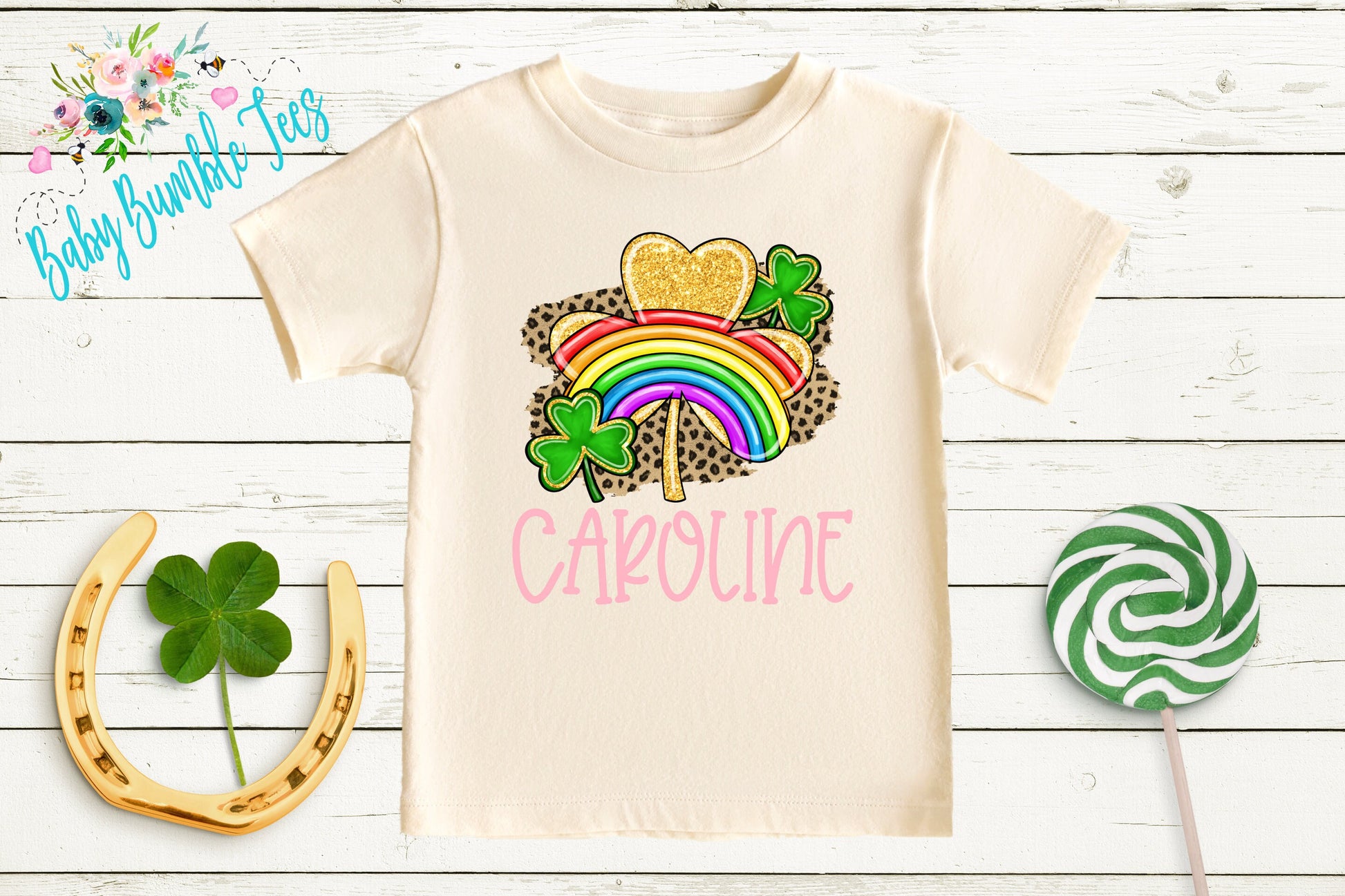 St Patricks Day Kids Shirt - Personalized Name - Girls St Patricks Day Shirt - St Paddy's Day - Toddler Shirt - kids shirt - Clover