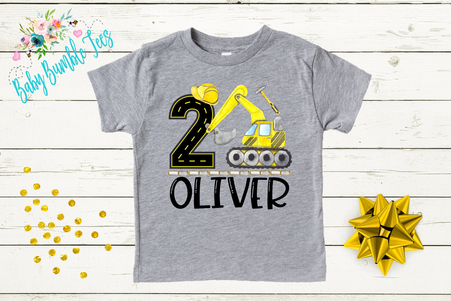 2nd Birthday Shirt // Second birthday // Truck Shirt // Two birthday shirt // Birthday Boy // Construction Birthday / 2nd birthday / Toddler