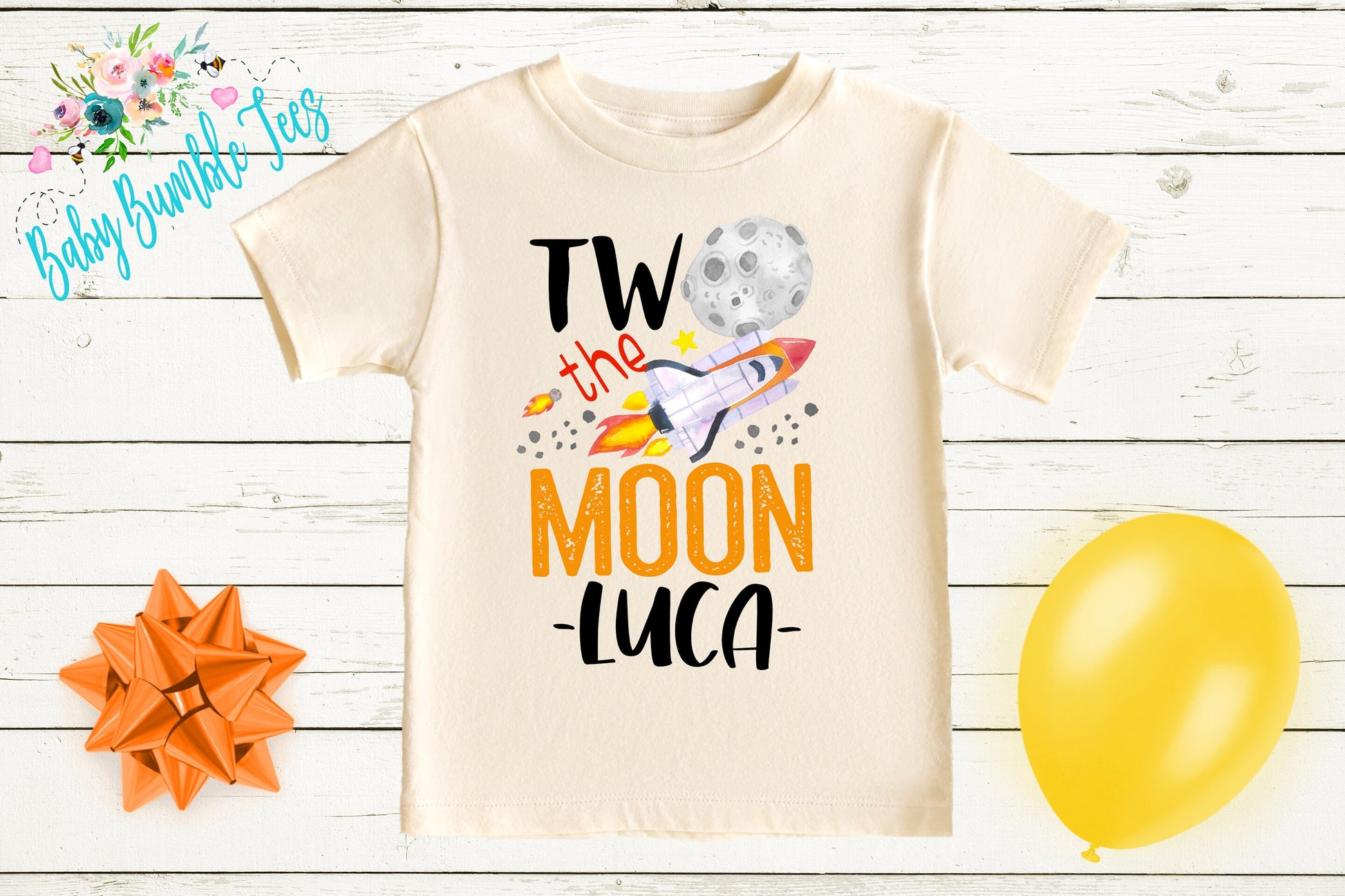 Two the Moon Shirt // Second birthday // Space Shirt // Two birthday shirt // Birthday Boy // Space Birthday / 2nd birthday / Toddler