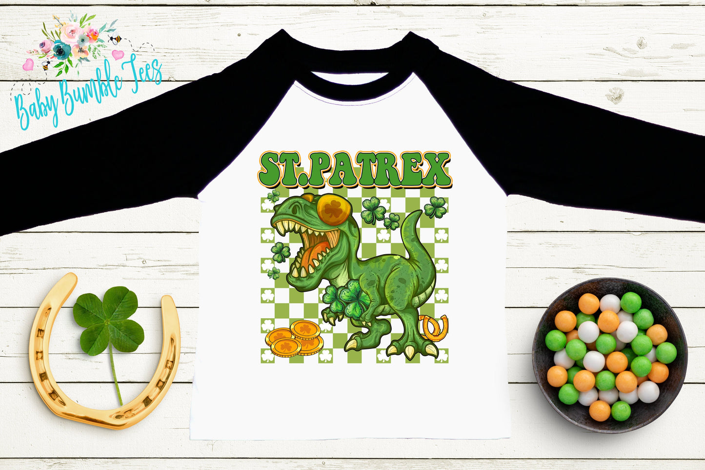 St. Patrex Day Shirt - Boys St Patricks Day Shirt - Kids St Patricks Day Shirt - T Rex Shirt - St Paddys Day Shirt - Toddler Shirt