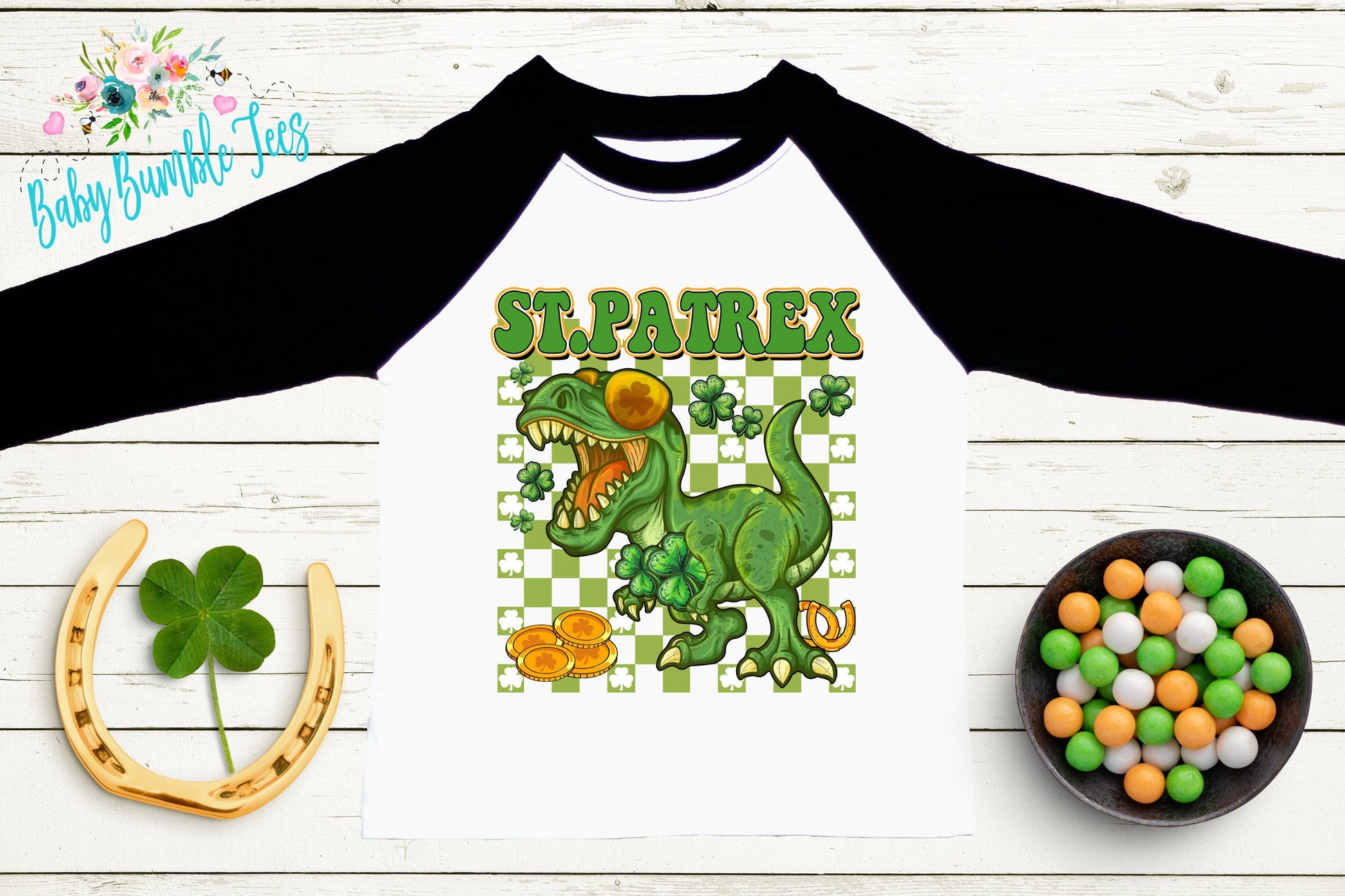 St. Patrex Day Shirt - Boys St Patricks Day Shirt - Kids St Patricks Day Shirt - T Rex Shirt - St Paddys Day Shirt - Toddler Shirt