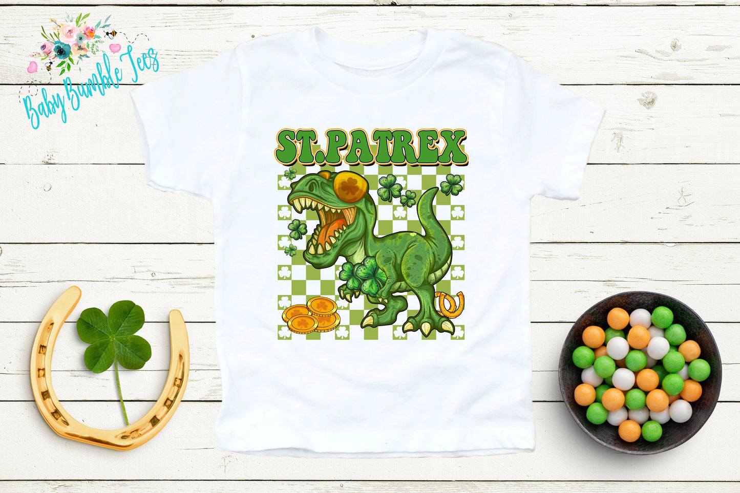 St. Patrex Day Shirt - Boys St Patricks Day Shirt - Kids St Patricks Day Shirt - T Rex Shirt - St Paddys Day Shirt - Toddler Shirt
