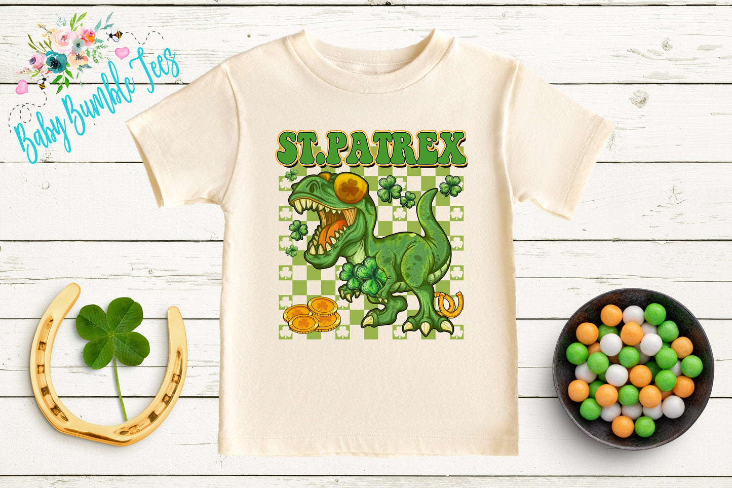 St. Patrex Day Shirt - Boys St Patricks Day Shirt - Kids St Patricks Day Shirt - T Rex Shirt - St Paddys Day Shirt - Toddler Shirt