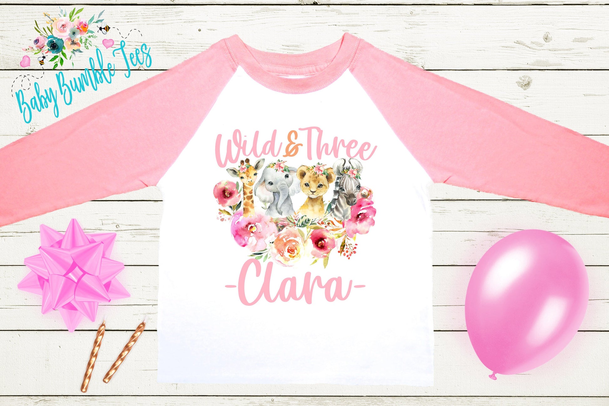Girls Safari Animal Birthday Shirt, Kids Birthday Shirt, Birthday Tee, Girl Birthday shirt, Jungle Birthday Party, Girls Birthday T-shirt