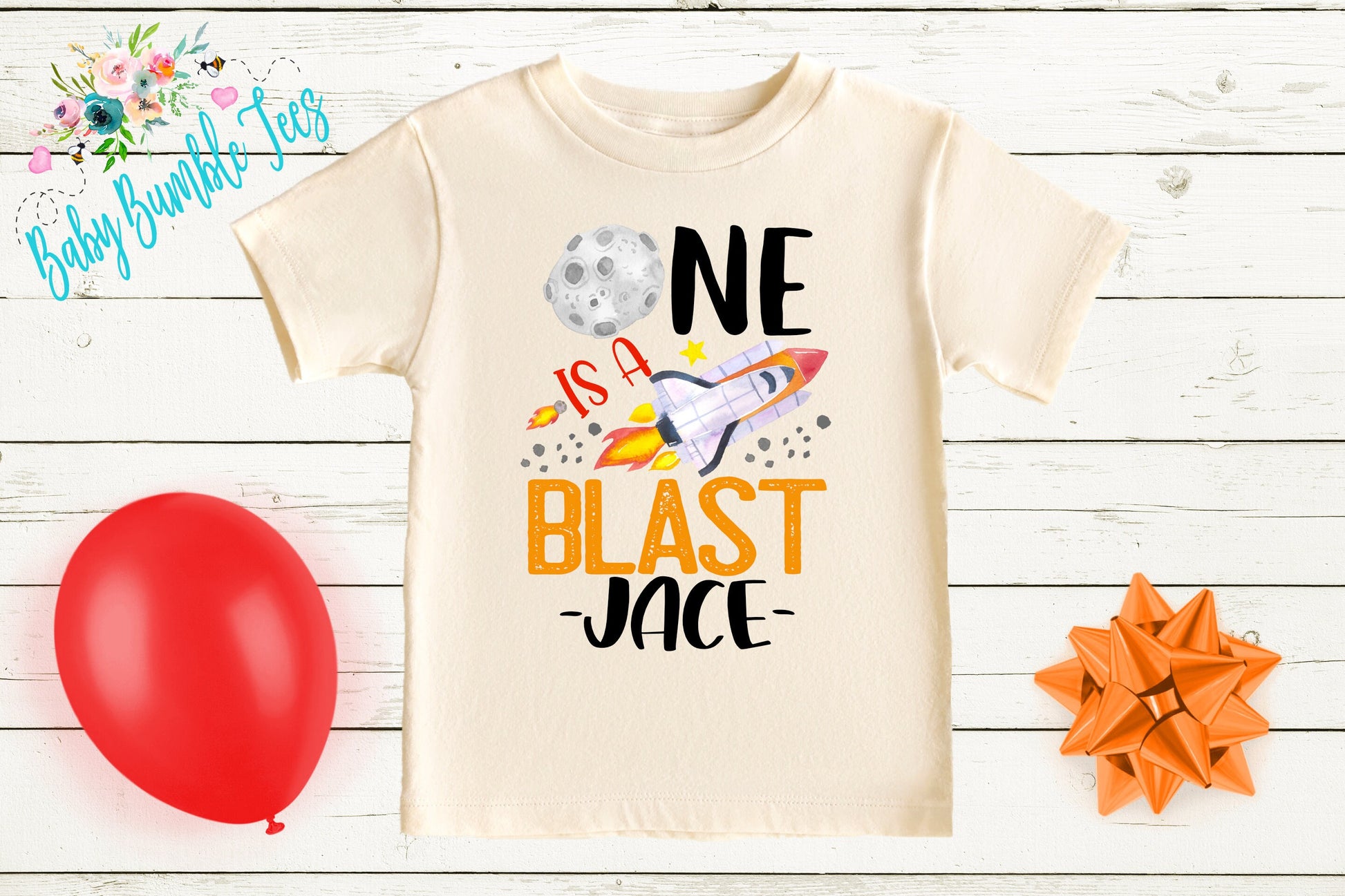 One is a Blast Shirt // First birthday // 1st Birthday shirt // Space Birthday Shirt // Kids Space Shirt // Toddler // Birthday boy