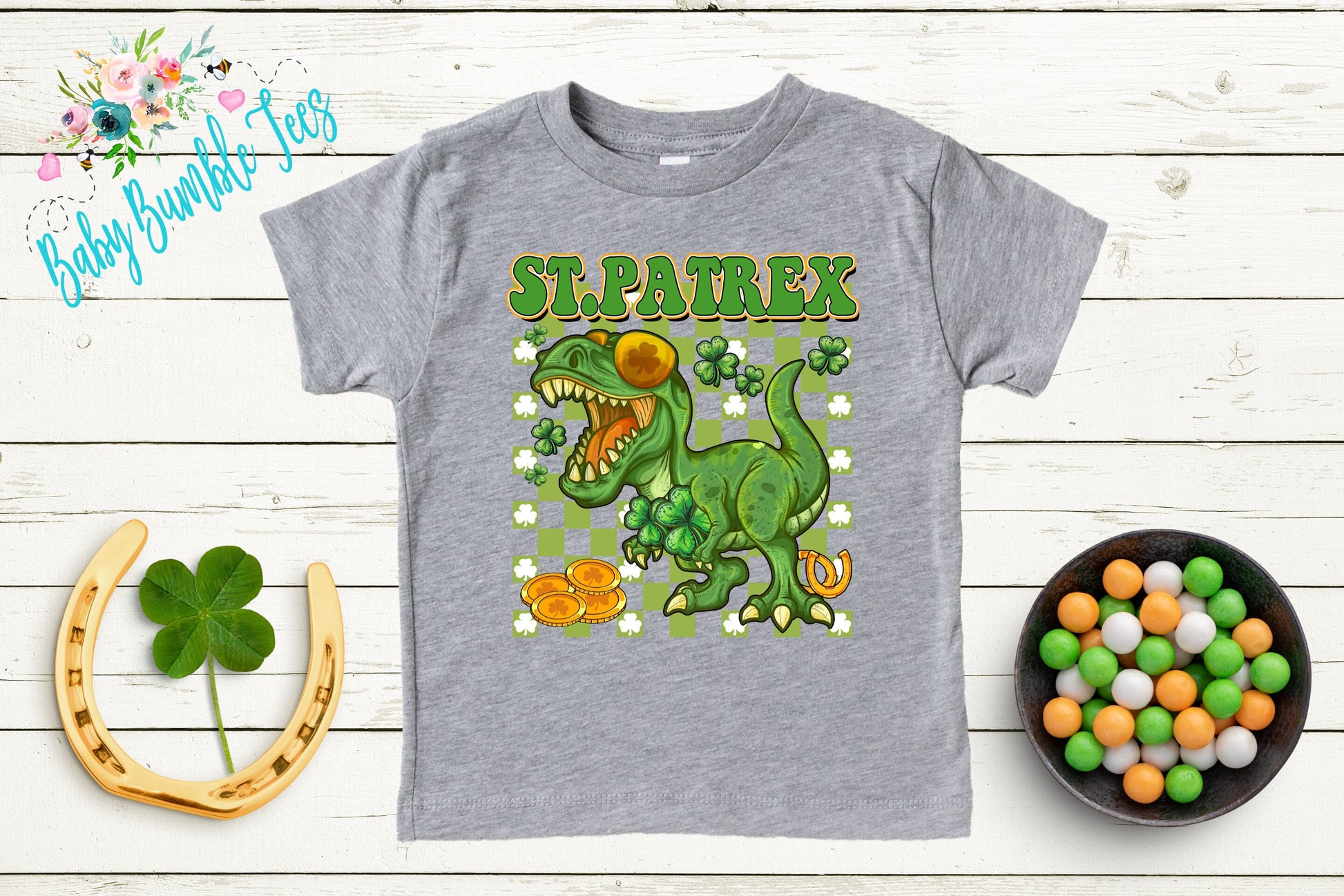St. Patrex Day Shirt - Boys St Patricks Day Shirt - Kids St Patricks Day Shirt - T Rex Shirt - St Paddys Day Shirt - Toddler Shirt