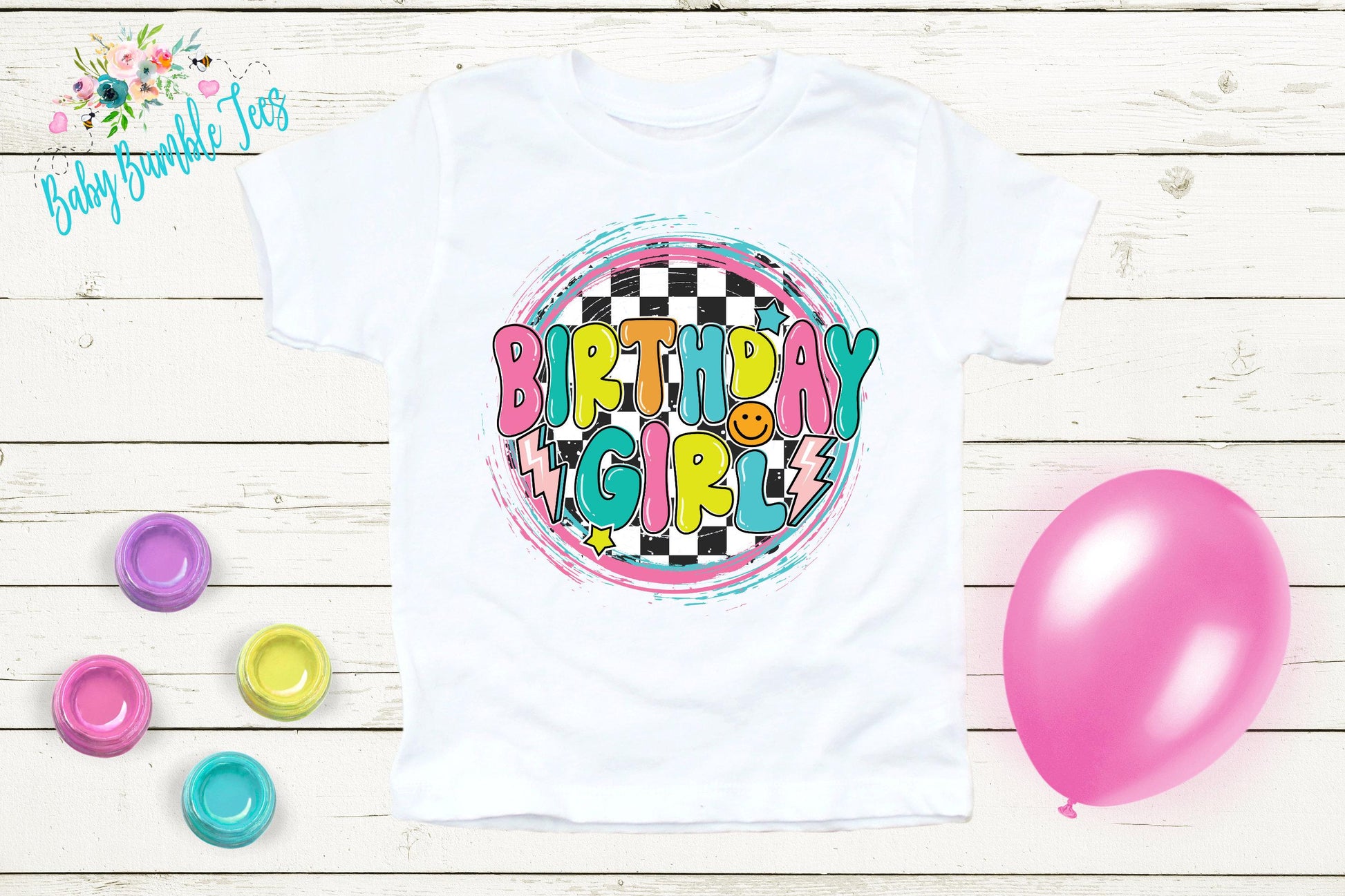 Birthday Girl Shirt / Kids Birthday Shirt / Retro Birthday Tee / Girl Birthday shirt / Birthday Party / Groovy Birthday / Toddler Birthday