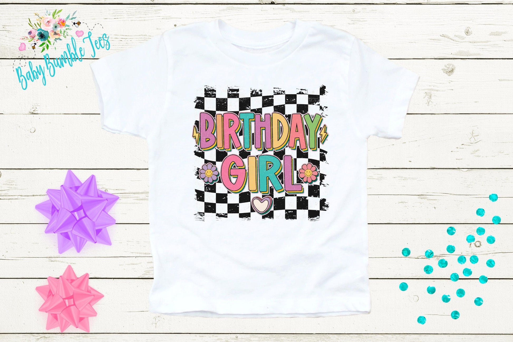 Birthday Girl Shirt / Kids Birthday Shirt / Retro Birthday Tee / Girl Birthday shirt / Birthday Party / Groovy Birthday / Toddler Birthday