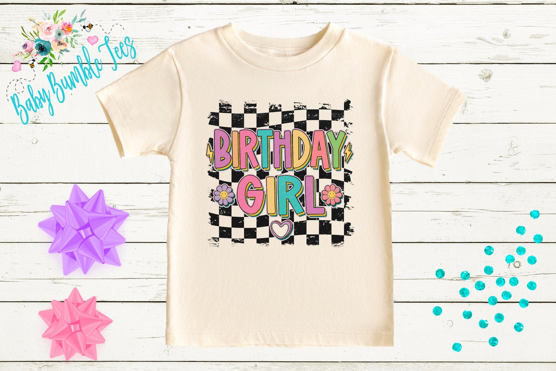 Birthday Girl Shirt / Kids Birthday Shirt / Retro Birthday Tee / Girl Birthday shirt / Birthday Party / Groovy Birthday / Toddler Birthday