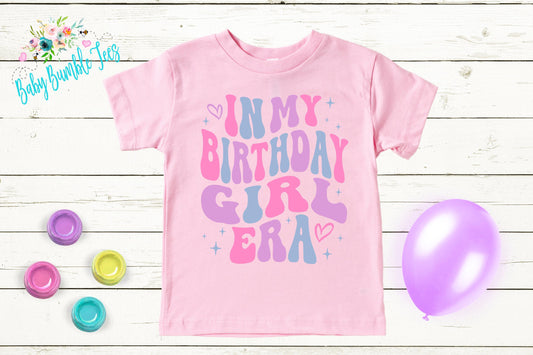 Birthday Girl Shirt / Kids Birthday Shirt / Birthday Girl Era / Retro Birthday Tee / Birthday Party / Groovy Birthday / Toddler Birthday