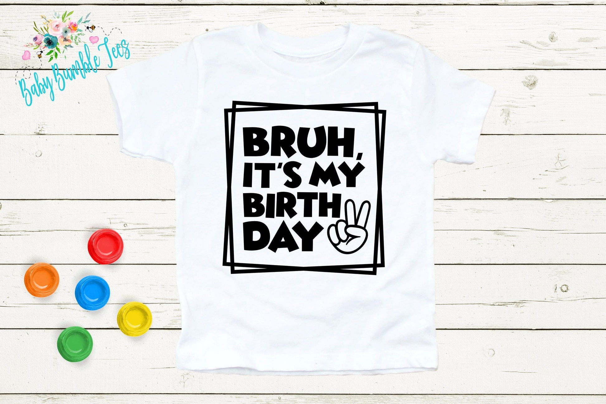 Bruh, It's My Birthday Shirt / Kids Birthday Shirt / Retro Birthday Tee / Birthday Boy shirt / Groovy Birthday / Toddler Birthday Shirt