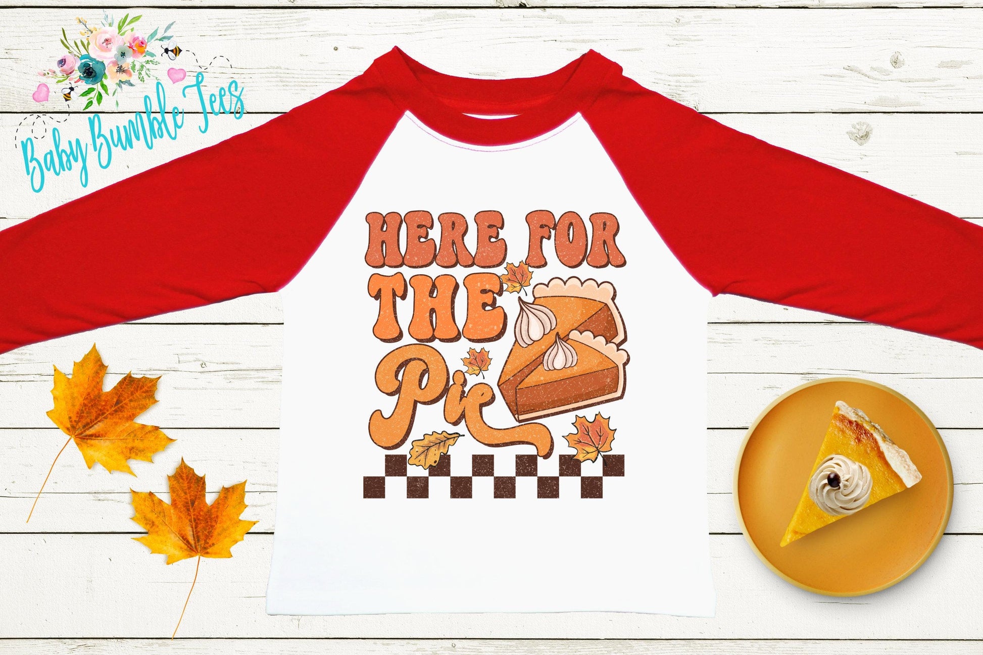 Here For The Pie Shirt, Kids Thanksgiving T-shirt, Toddler Fall Tee, Pumpkin Patch Outfit, Retro Kids Fall Shirt, Retro Groovy Shirt, Funny