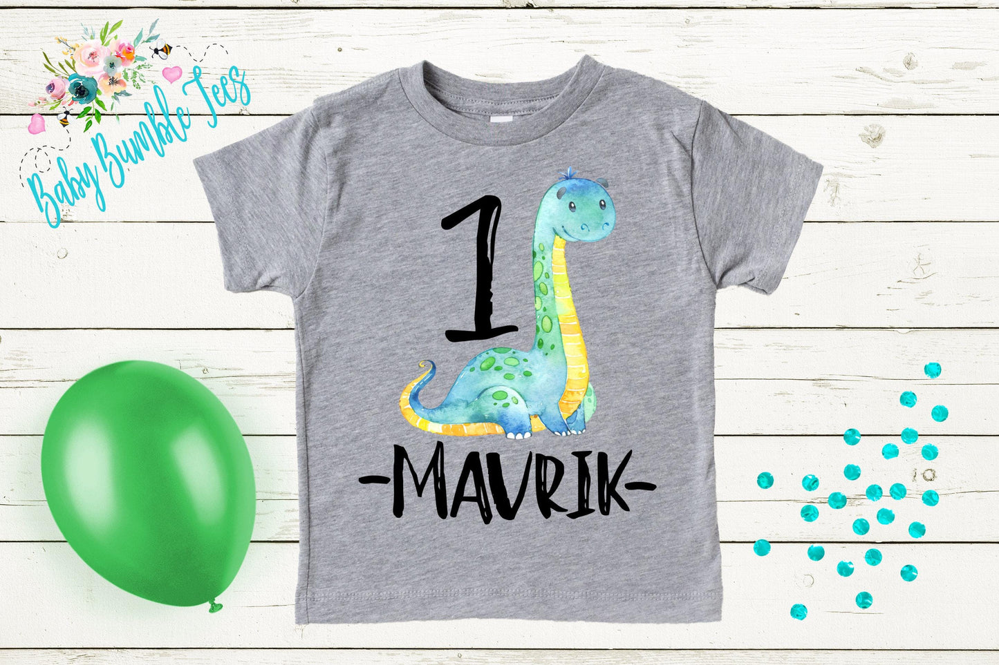 Boys Dinosaur Birthday Shirt, Kids Birthday Shirt, Custom Name Birthday Tee, Boy Birthday shirt, Boy Birthday Party T-Shirt, Personalized