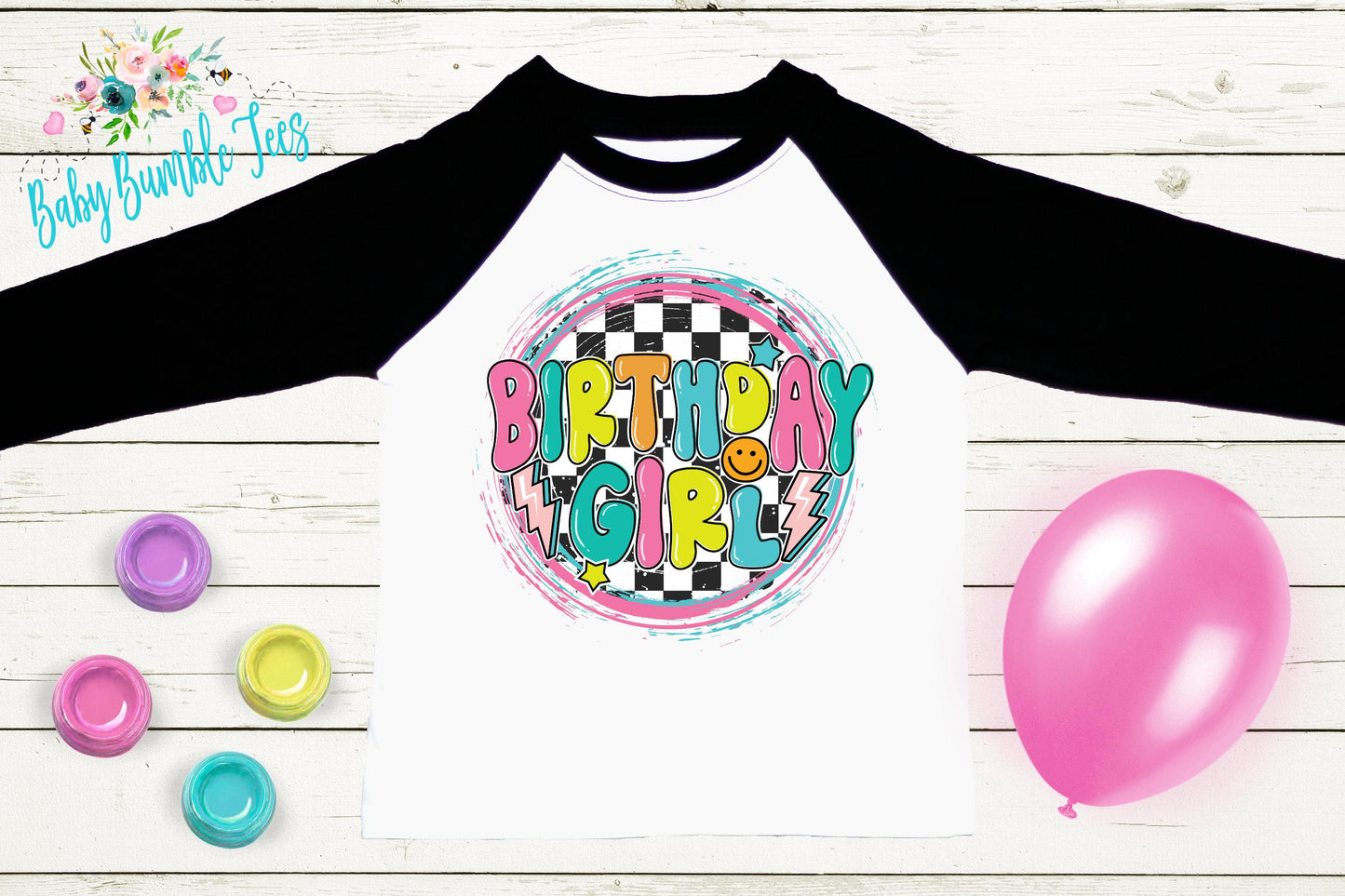 Birthday Girl Shirt / Kids Birthday Shirt / Retro Birthday Tee / Girl Birthday shirt / Birthday Party / Groovy Birthday / Toddler Birthday