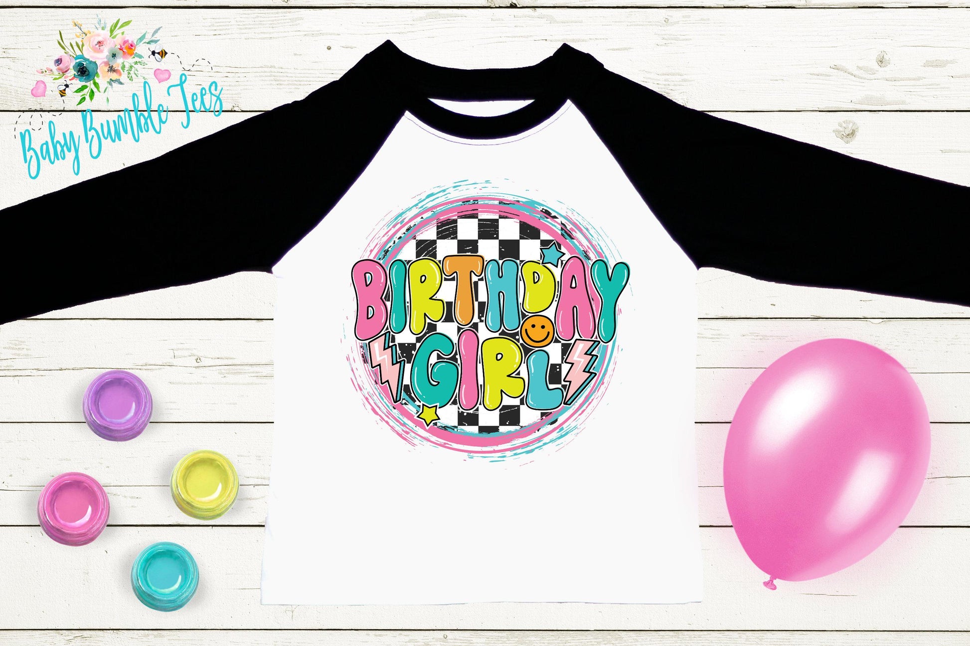 Birthday Girl Shirt / Kids Birthday Shirt / Retro Birthday Tee / Girl Birthday shirt / Birthday Party / Groovy Birthday / Toddler Birthday