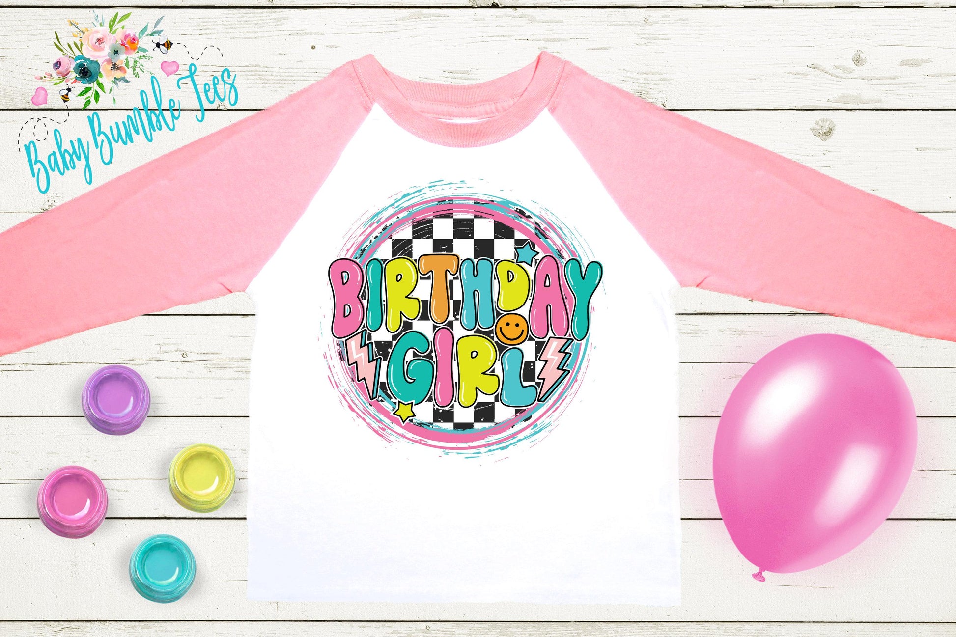 Birthday Girl Shirt / Kids Birthday Shirt / Retro Birthday Tee / Girl Birthday shirt / Birthday Party / Groovy Birthday / Toddler Birthday