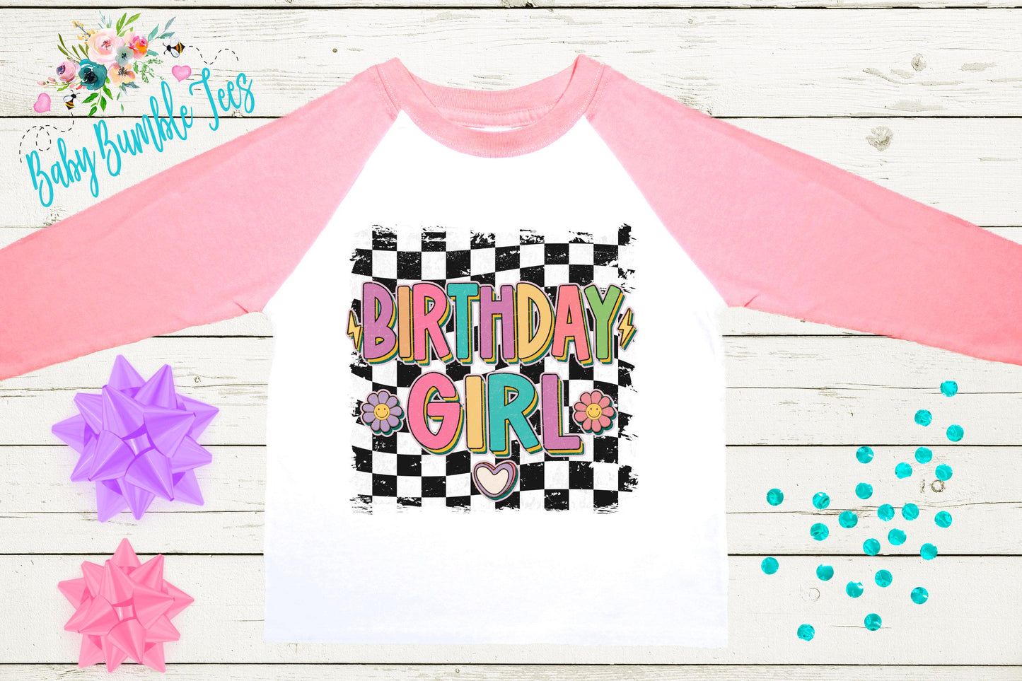 Birthday Girl Shirt / Kids Birthday Shirt / Retro Birthday Tee / Girl Birthday shirt / Birthday Party / Groovy Birthday / Toddler Birthday