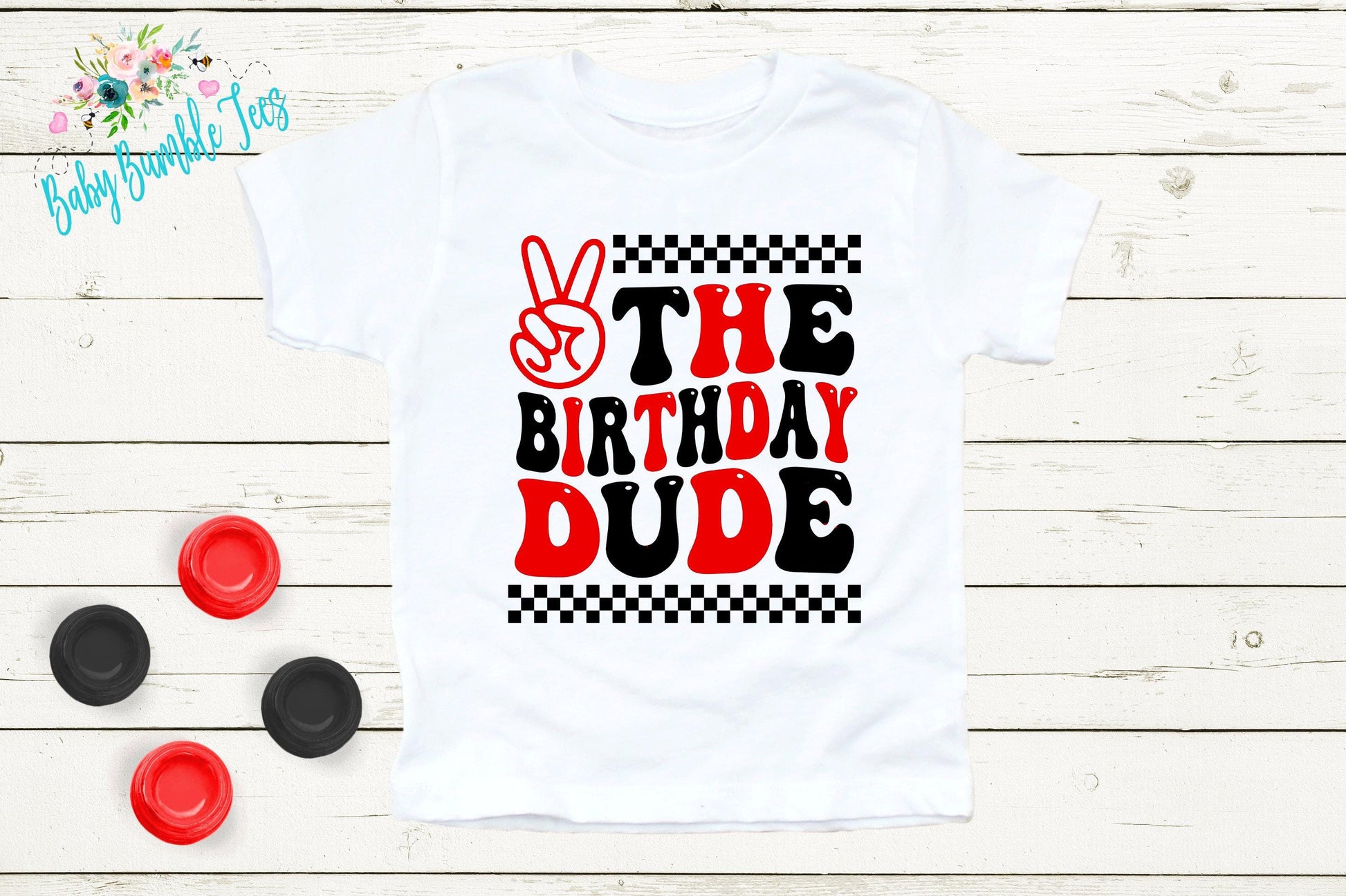 Birthday Dude Shirt / Kids Birthday Shirt / Retro Birthday Tee / Birthday Boy shirt / Birthday Party / Groovy Birthday / Toddler Birthday