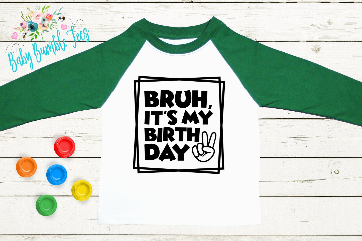 Bruh, It's My Birthday Shirt / Kids Birthday Shirt / Retro Birthday Tee / Birthday Boy shirt / Groovy Birthday / Toddler Birthday Shirt