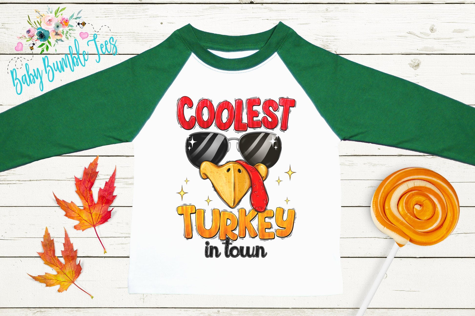 Coolest Turkey In Town Shirt, Boys Thanksgiving T-shirt, Toddler Fall Tee, Pumpkin Patch Outfit, Retro Kids Fall Shirt, Funny Groovy