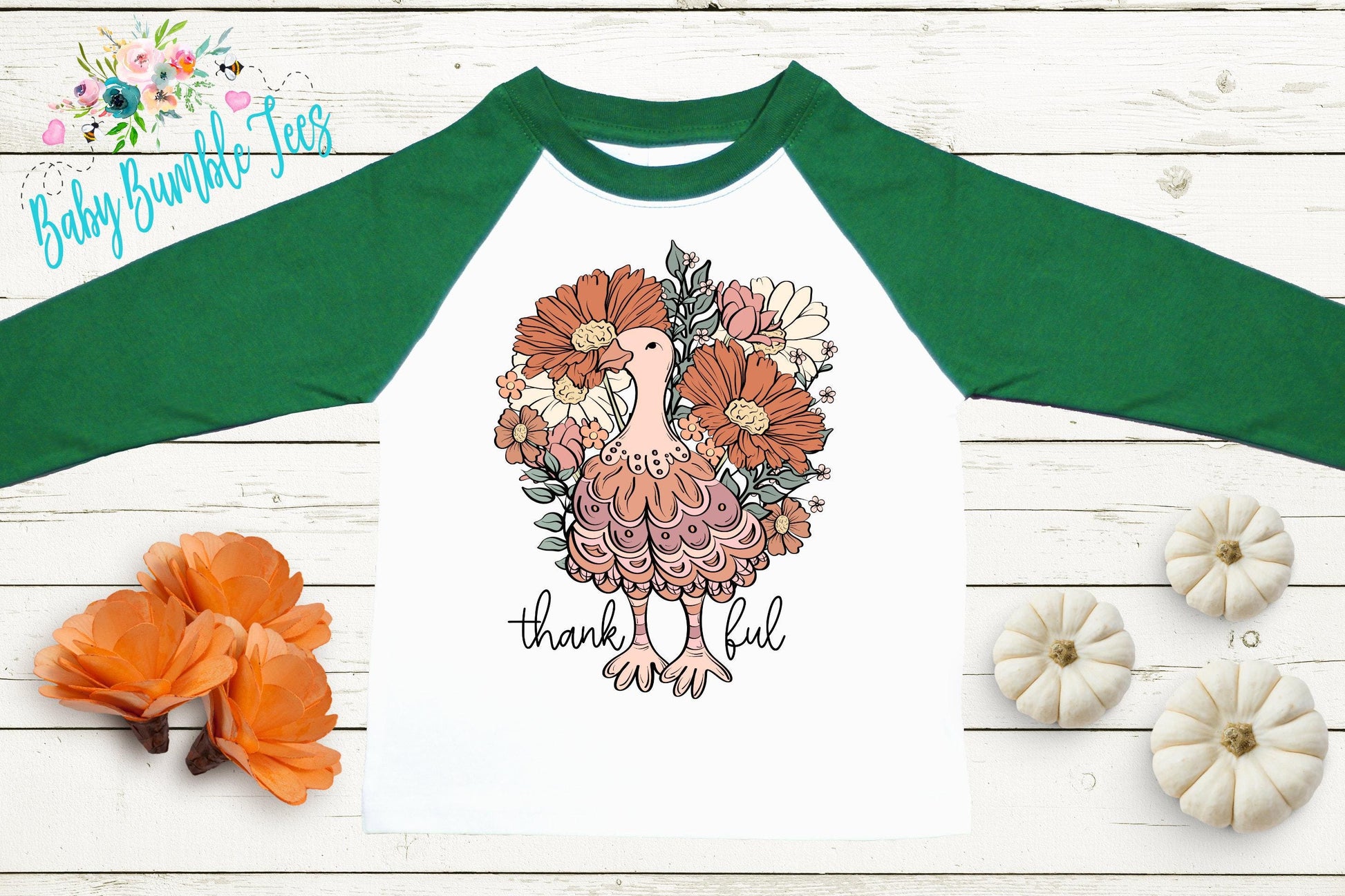 Girls Thanksgiving T-shirt, Boho Turkey Tee, Toddler Fall Shirt, Kids Pumpkin Patch Outfit, Retro Kids Shirt, Groovy Holiday Girl Shirt
