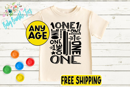 Boys Number Birthday Shirt, Kids Birthday Shirt, Boys Birthday Tee, Toddler Birthday shirt, Birthday Party T-Shirt, Baby Boy Birthday Shirt