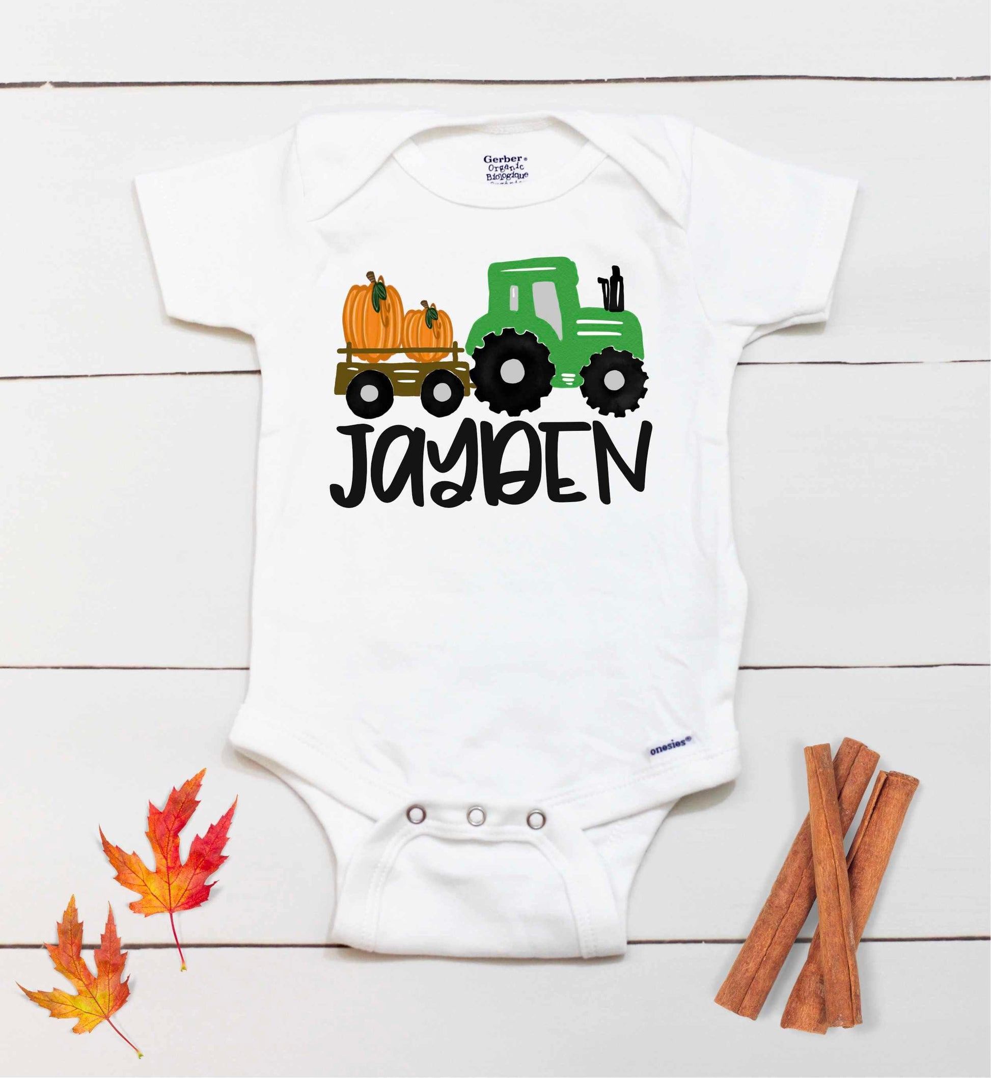 Fall Tractor // Personalized Name // Pumpkin Tractor // Pumpkin Patch // Pumpkin Truck // Thanksgiving Shirt // Halloween