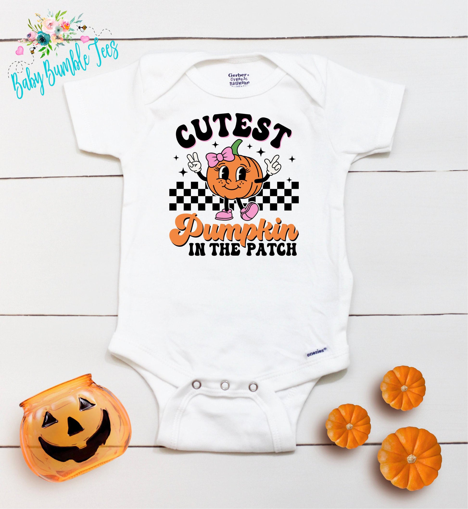 Cutest Pumpkin In The Patch // Pumpkin Patch Bodysuit // Girls Fall Shirt // Girls Halloween Shirt // Kids Halloween //