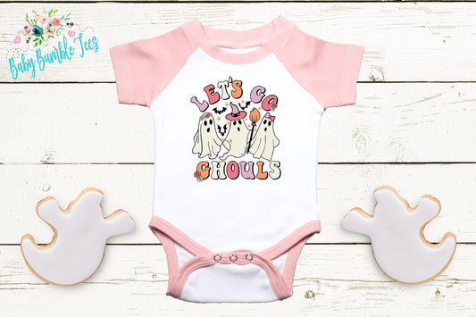 Let's go Ghouls Bodysuit // Girls Halloween // Ghost Kids Shirt // Kids Halloween Shirt // My First Halloween // Funny