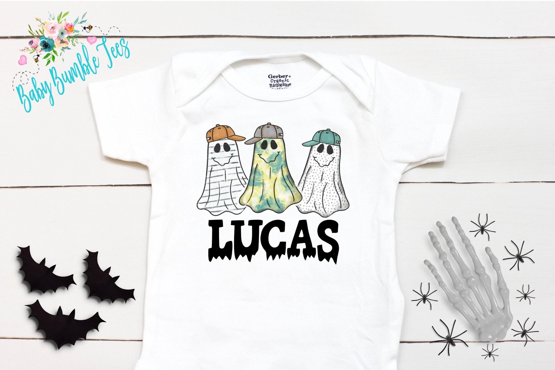 Halloween Ghost Bodysuit // Boy Halloween Shirt // Pumpkin Patch // Kids halloween Shirt // Retro Halloween // Kids Shirt // Onesies® Brand