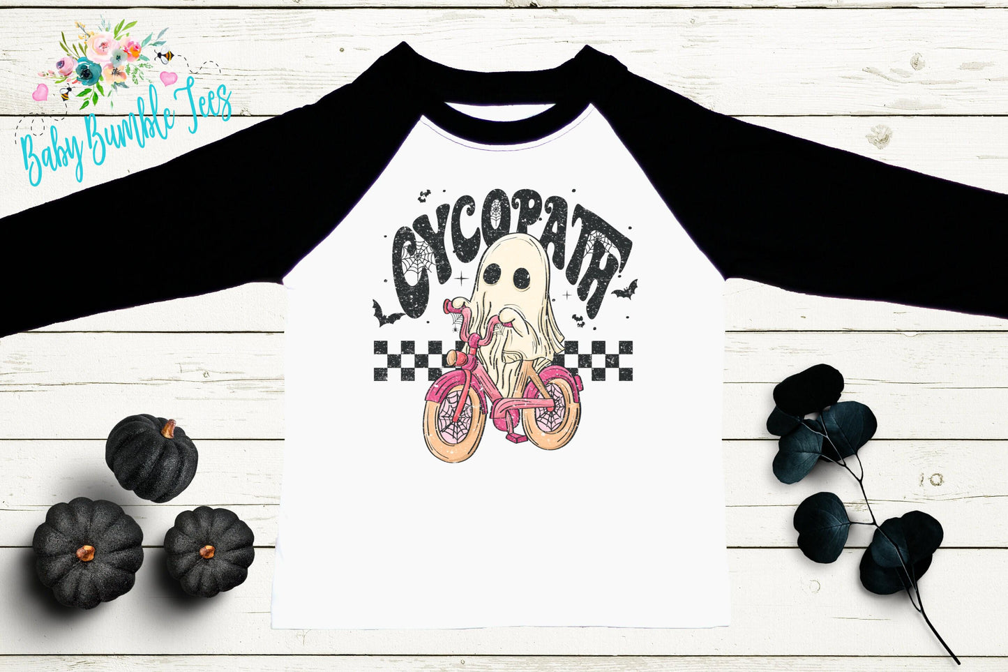 Cycopath Halloween Shirt // Girls Halloween Shirt // Toddler Halloween Shirt // Kids Halloween Shirt // Distressed Halloween Shirt // Funny