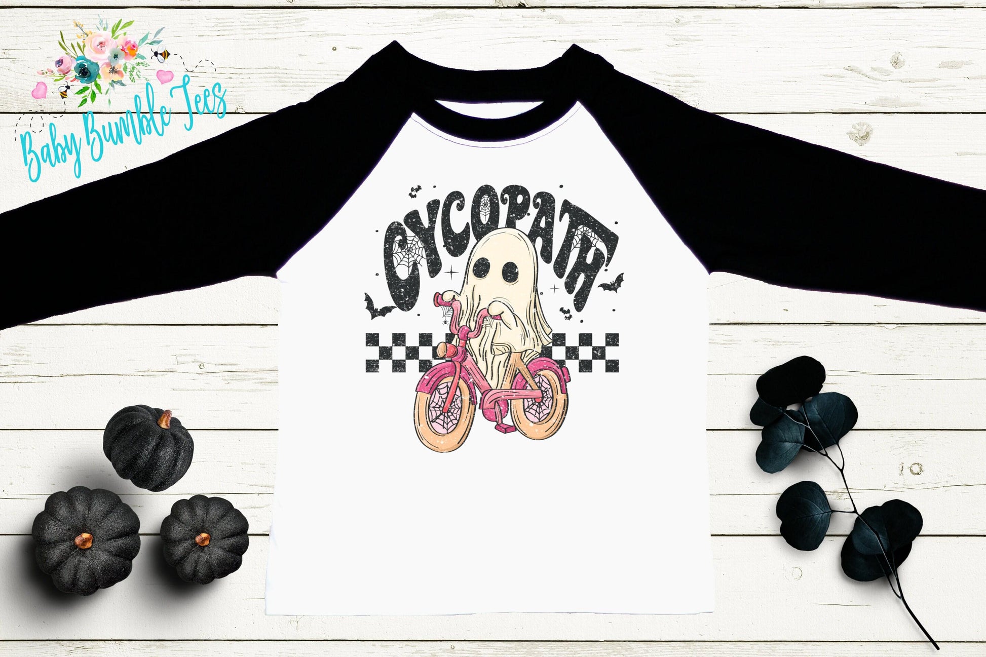 Cycopath Halloween Shirt // Girls Halloween Shirt // Toddler Halloween Shirt // Kids Halloween Shirt // Distressed Halloween Shirt // Funny