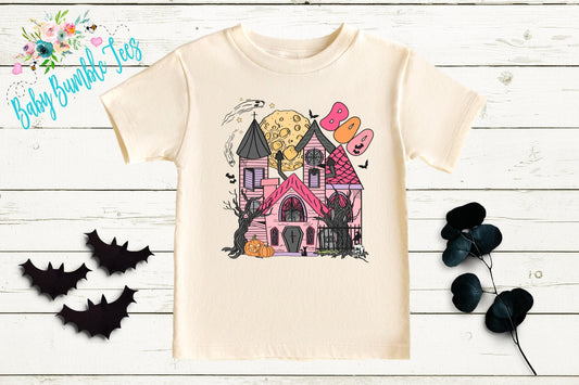 Halloween House Shirt // Girls Halloween Shirt // Toddler Halloween Shirt // Kids Halloween Shirt // Kids Fall Shirt // Girls Fall Shirt