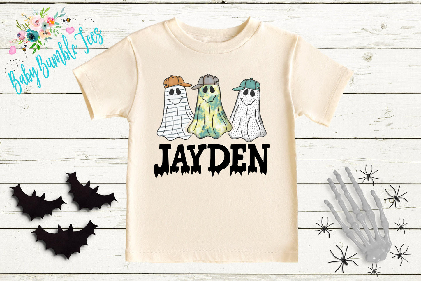 Boys Ghost Shirt // Personalized Name Shirt // Boys Halloween Shirt // Pumpkin Patch Shirt // Kids Halloween Shirt // Kids Fall Shirt