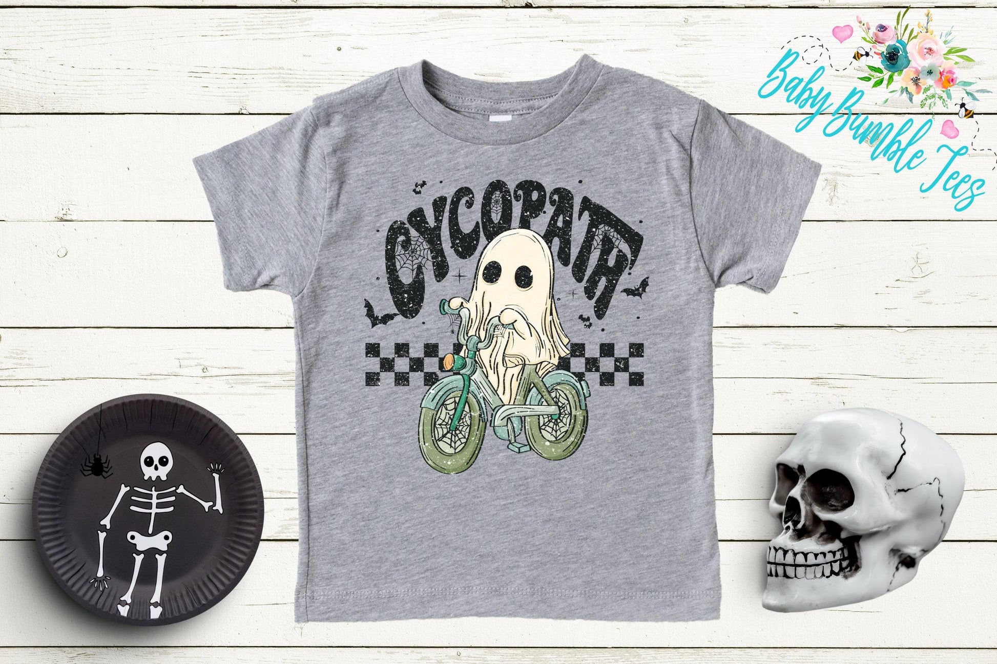 Cycopath Halloween Shirt // Boys Halloween Shirt // Toddler Halloween Shirt // Kids Halloween Shirt // Distressed Halloween Shirt // Funny