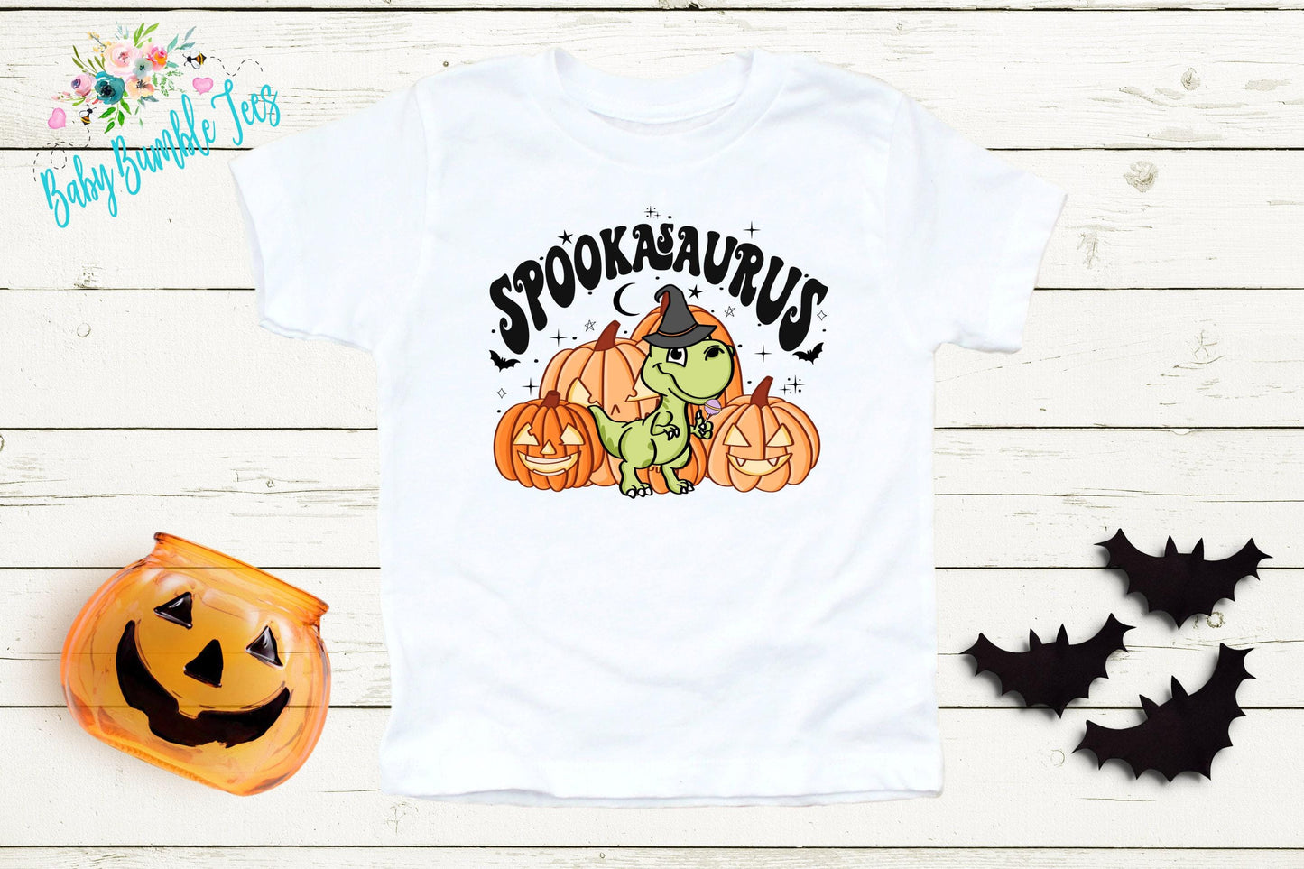 Halloween Dinosaur Shirt // Boys Halloween Shirt // Toddler Halloween Shirt // Kids Halloween Shirt // Retro Halloween Shirt // Fall Shirt