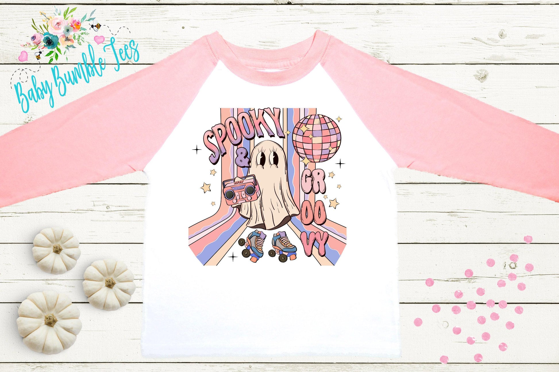Spooky & Groovy Shirt // Girls Halloween Shirt // Retro Halloween Shirt // Kids Halloween Shirt // Kids Fall Shirt // Girls Fall Shirt