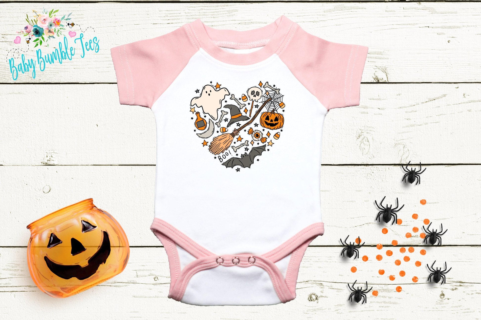 Girls Halloween Bodysuit // Kids Halloween Shirt // Retro Halloween // Kids Fall Shirt // Retro Shirt// Pumpkin Patch // Onesies® Brand