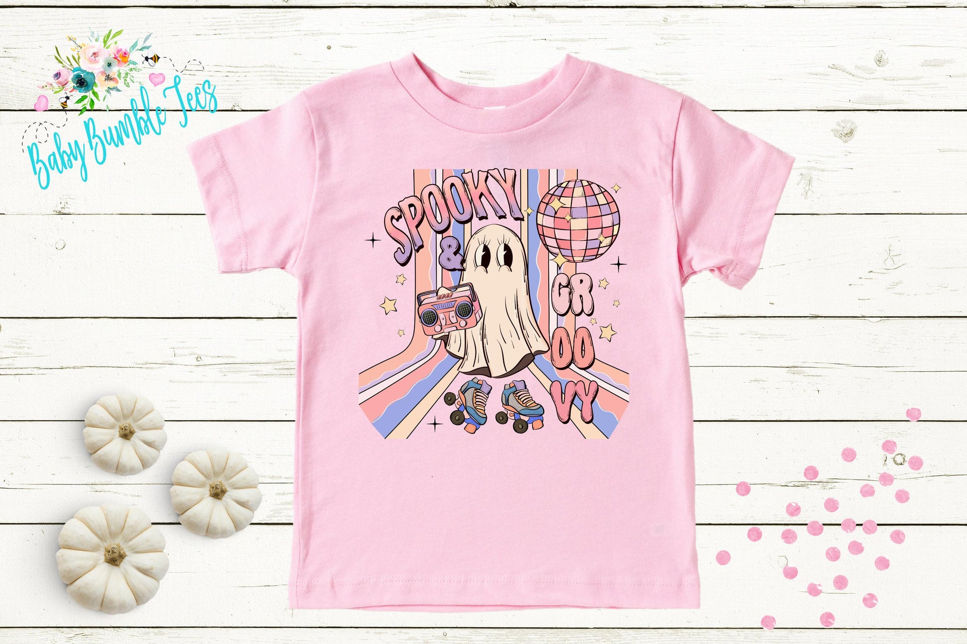 Spooky & Groovy Shirt // Girls Halloween Shirt // Retro Halloween Shirt // Kids Halloween Shirt // Kids Fall Shirt // Girls Fall Shirt