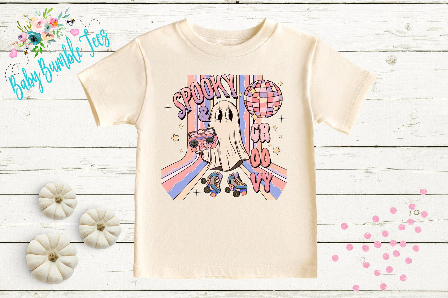 Spooky & Groovy Shirt // Girls Halloween Shirt // Retro Halloween Shirt // Kids Halloween Shirt // Kids Fall Shirt // Girls Fall Shirt