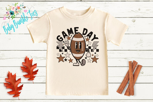 Game Day Shirt // Kids Football Shirt // Boys Fall Shirt // Kids Fall Shirt // Toddler Fall Shirt // Kids Sports Shirt // Kids Retro Shirt