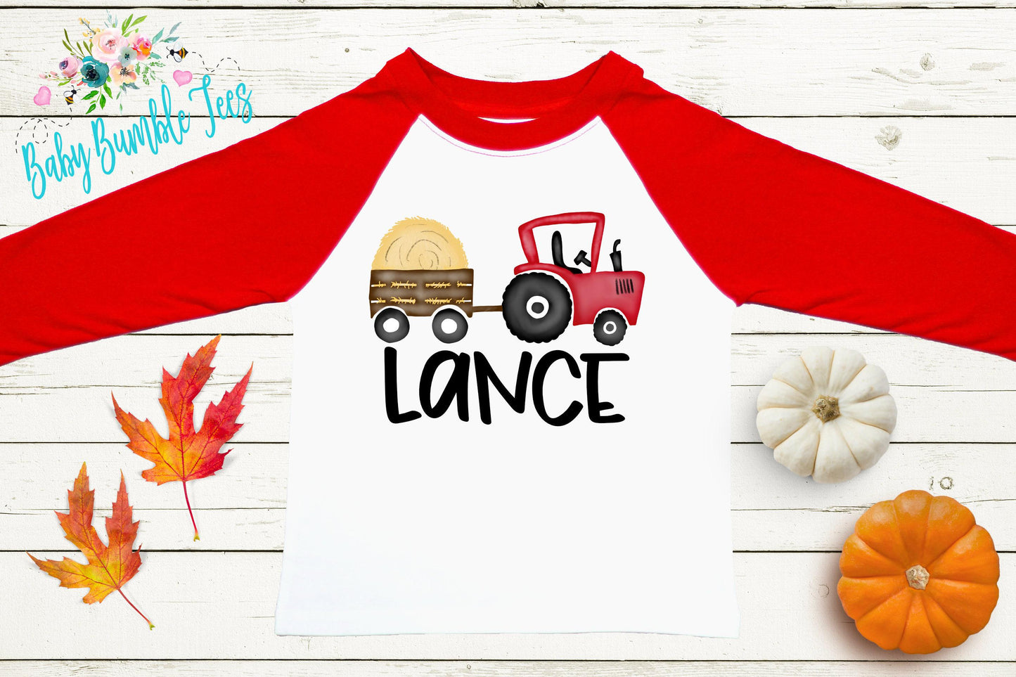 Tractor Name Shirt // Personalized Name // Pumpkin Tractor // Pumpkin Patch // Toddler Shirt // Thanksgiving Shirt// Halloween // Kids Shirt