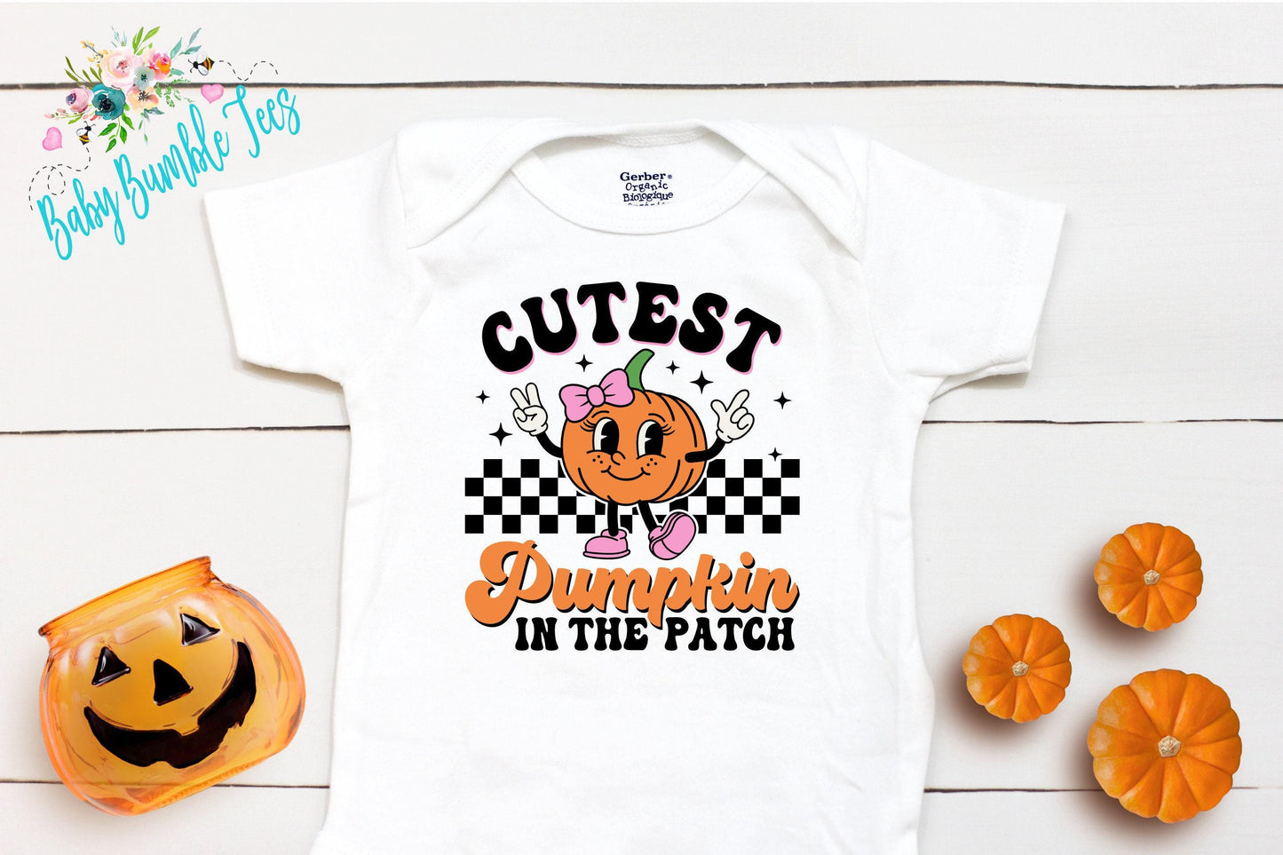 Cutest Pumpkin In The Patch // Pumpkin Patch Bodysuit // Girls Fall Shirt // Girls Halloween Shirt // Kids Halloween //