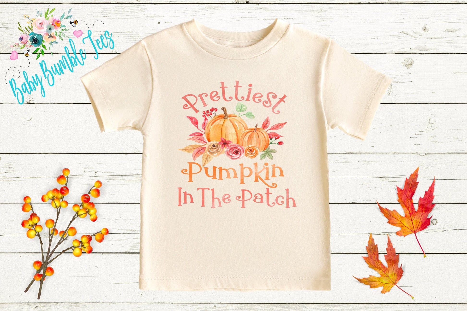 Prettiest Pumpkin In The Patch Shirt - Girls Pumpkin Patch Shirt - Girls Halloween Shirt - Kids Fall Shirt - Toddler Halloween Shirt